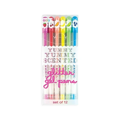Yummy Yummy Scented Glitter Gel Pens, 12ct.