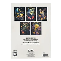 Brea Reese™ 9" x 12" Moonlit Creatures Scratch Art Paper Pad