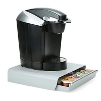 Mind Reader Gray Single Serve Coffee Station & Pod Capsule Storage