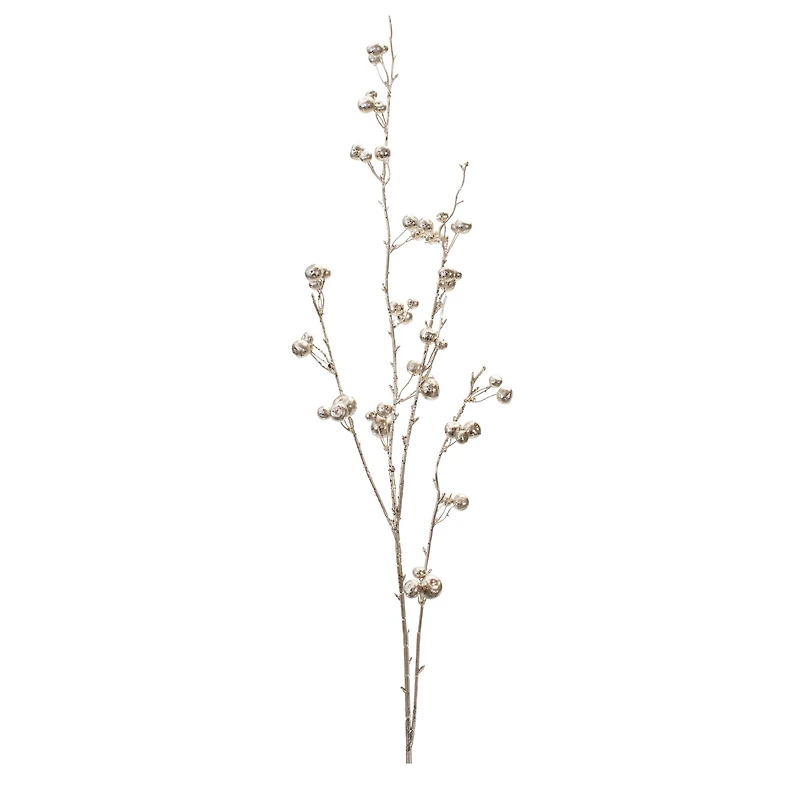 41" Glittered Berry Twig Sprays, 6ct.