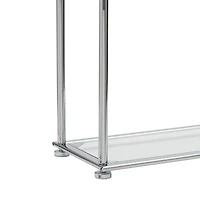 Organize It All Freestanding Acrylic Towel Rack