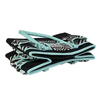 Everything Mary Teal Geometric Deluxe Store & Tote Craft Organizer