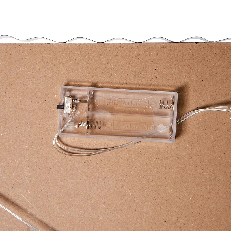 Glitzhome® 3.5ft. LED Black Christmas Porch Sign with Timer