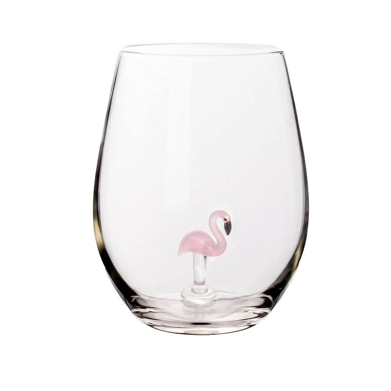 Hello Honey® 4.75" Round Stemless Wine Glass Set