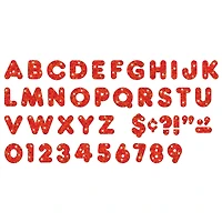 TREND Enterprises® Red Sparkle 4" Casual Uppercase Ready Letters®, 3 Packs