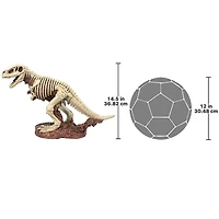 Design Toscano 14.5" Bad to the Bone Jurassic T-Rex Raptor Dinosaur Statue