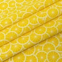 SINGER Lemon Floral Cotton Fabric Bundle
