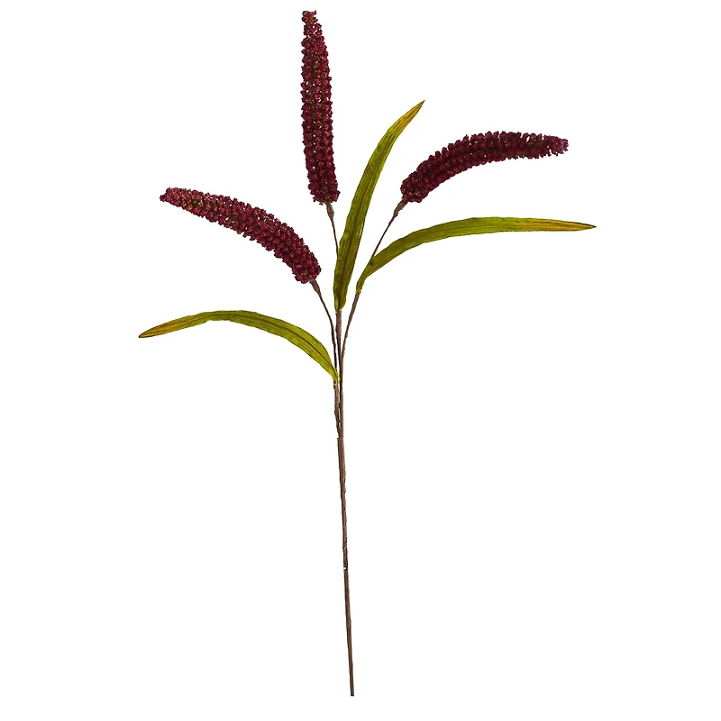 30" Burgundy Sorghum Harvest Spray, 12ct.