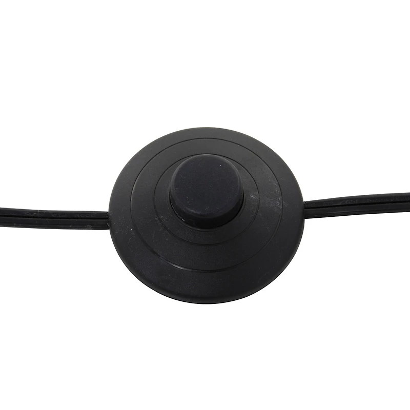 Gold Iron Contemporary Floor Lamp, 14" x 14" x 9"