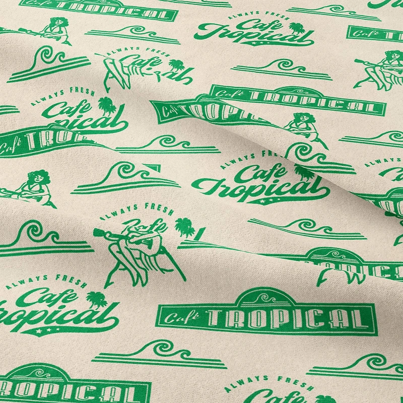 Schitt's Creek® Café Tropical Cotton Fabric