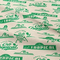 Schitt's Creek® Café Tropical Cotton Fabric