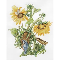 Luca-S September Bouquet Counted Cross-Stitch Kit