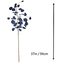 37" Blue Glitter Eucalyptus Stem by Ashland® 