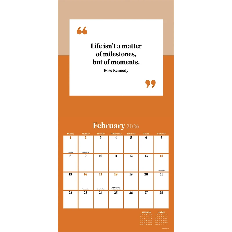 2026 Inspire Wall Calendar