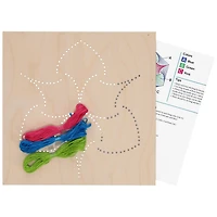 Leisure Arts® Intermediate Hexagon Stitched String Art Panel Kit