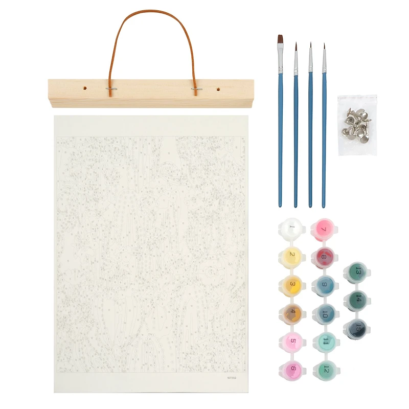 Blooming Cacti Paint-by-Number Kit by Artist's Loft®