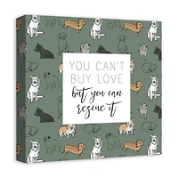 Rescue Cat Canvas Wall Art