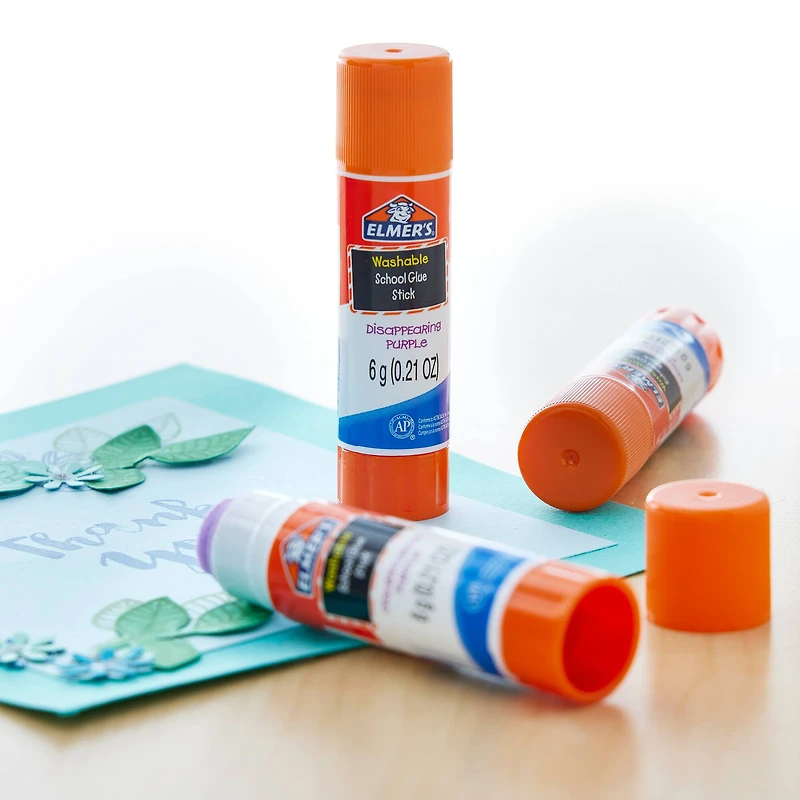 Elmer's® Disappearing Purple School Glue Stick, 3 Count