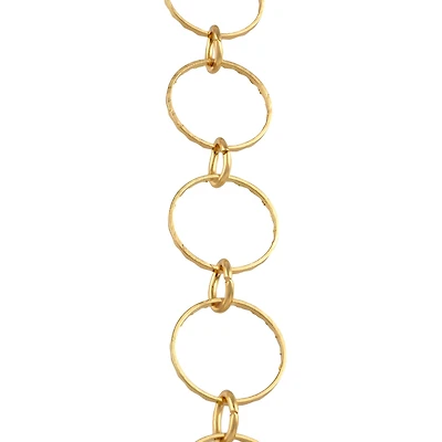 24" Gold Circle Link Chain by Bead Landing™