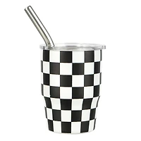 3oz. Mini Check Stainless Steel Insulated Tumbler by Ashland