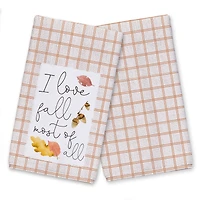 Love Fall Most Of All Tea Towel Set