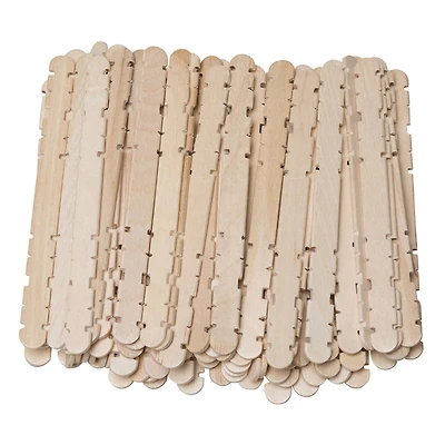 Creativity Street 4.5" Natural Wooden Smart Sticks, 80ct.