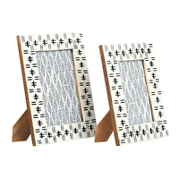 Hello Honey® 2 Pack Black & White Photo Frame