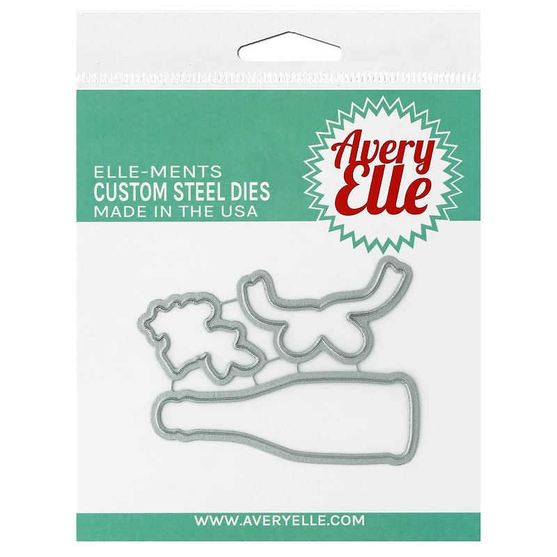 Avery Elle Elle-Ments Prosecco-Ho-Ho Die Set
