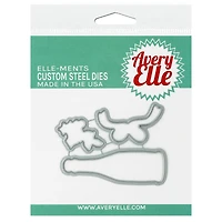 Avery Elle Elle-Ments Prosecco-Ho-Ho Die Set