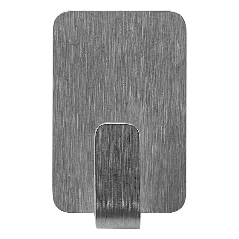 Command™ Small Decorative Metal Hooks, Stainless Steel