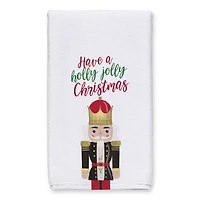 Holly Jolly Nutcracker Tea Towels - Set of 2