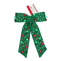 Beaded Hair Bow Clip by Celebrate It