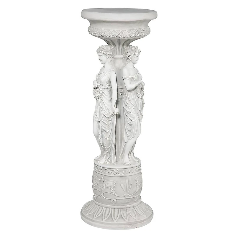 Design Toscano 28" Chatsworth Manor Neoclassical Sculptural Pedestal