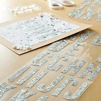 Iridescent Chunky Glitter Alphabet Stickers by Recollections™