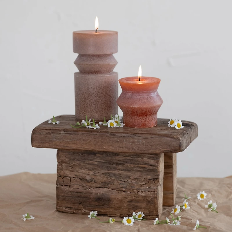 Hello Honey® 6" Natural Decorative Reclaimed Wood Pedestal