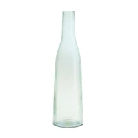 16.75" Green Glass Bottle Vases, 4ct.