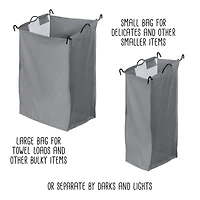 Honey Can Do Gray Uneven Clothes Sorter w/ Ironing Board