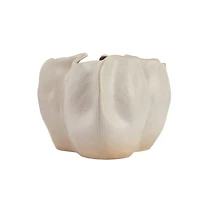 Hello Honey® 13" Natural Modern Organically Shaped Stoneware Planter