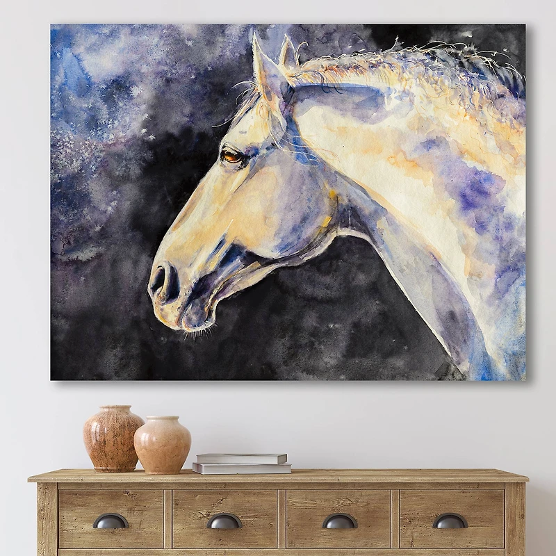 Designart - The Head of A Lipizzan Horse