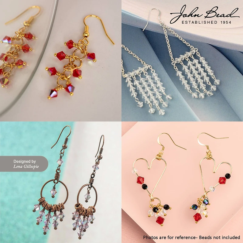 John Bead PRECIOSA 6mm Czech Crystal Bicone Beads