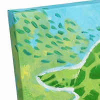 Bright Sea Turtle 18" x 12' Canvas Wall Art