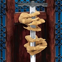 Design Toscano 7" Dragons Thorne MacGarvey Claw Sword Hanger Set