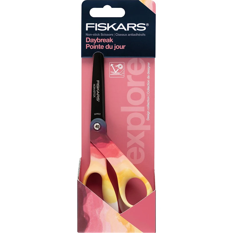 Fiskars® 8" Premier Bent Nonstick Scissors