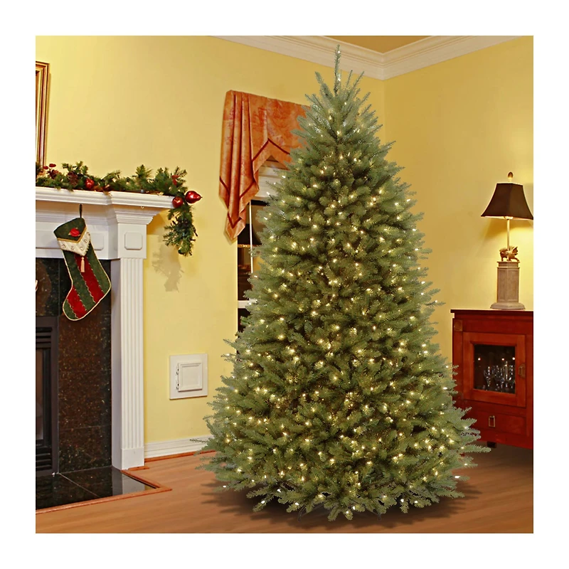 9 ft. Pre-Lit Dunhill® Fir Medium Profile Artificial Christmas Tree, Clear Lights