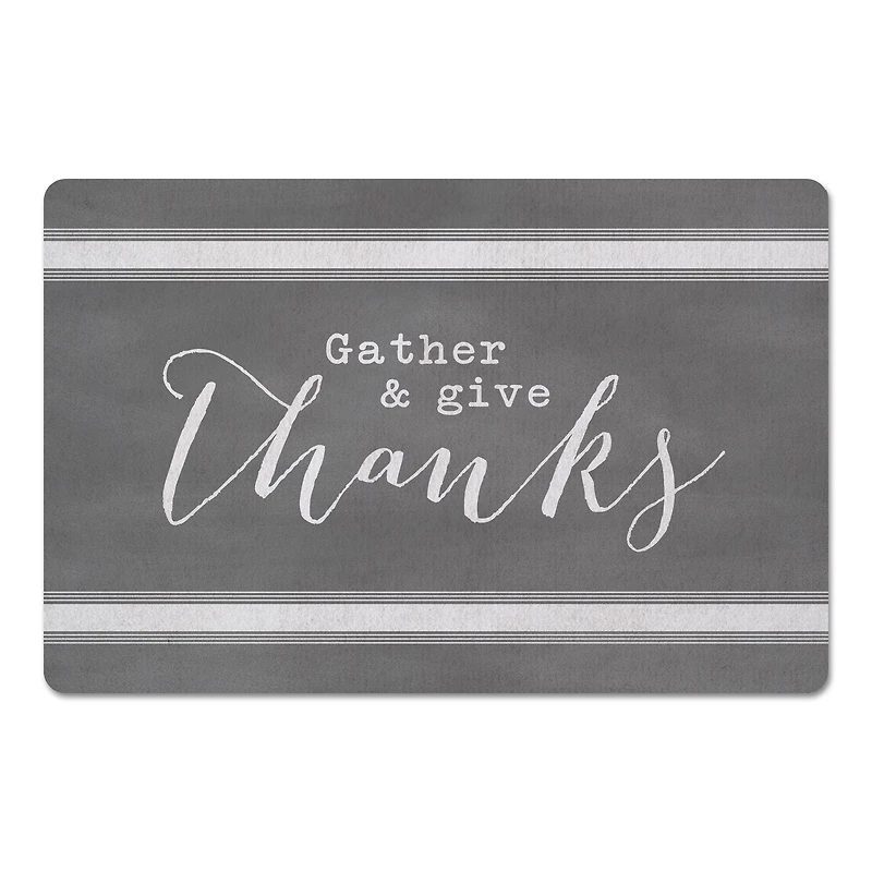 Gather & Give Thanks Floor Mat