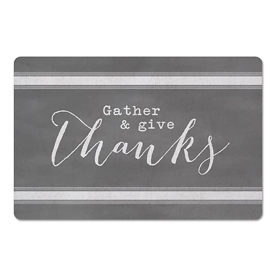 Gather & Give Thanks Floor Mat
