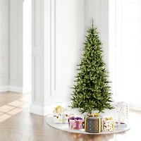 6.5ft. Pre-Lit Slim Camdon Fir Artificial Christmas Tree, Warm White Dura-Lit® LED Lights