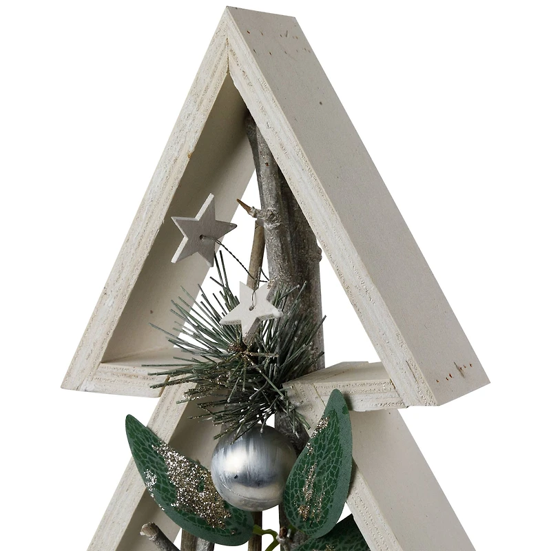 17.5" Stars & Pinecones Christmas Tree Tabletop Décor