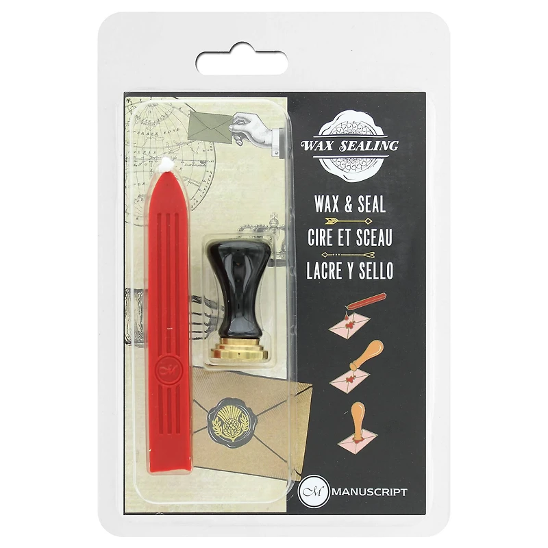 Manuscript Thistle Ceramic Wax Sealing Set