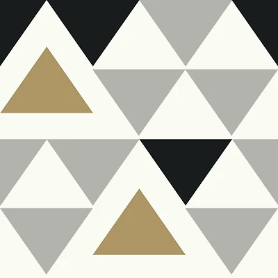 RoomMates Geometric Triangle Peel & Stick Wallpaper